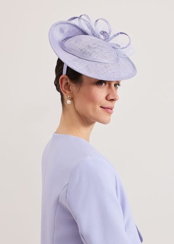 Phase Eight Blue Twist Back Bow Fascinator Hats Blue USA | 2670184-PA